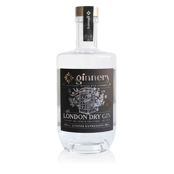 London Dry Gin bottle